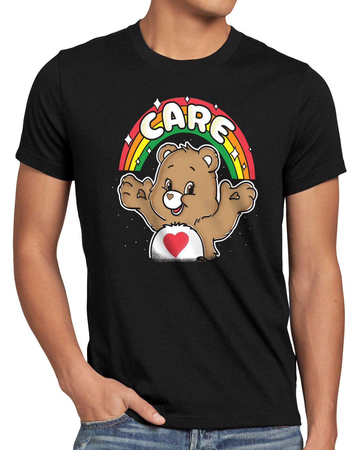 style3 T-Shirt glücksbärchis care rainbow wolkenland habdichlieb hurrabärchi grizzle