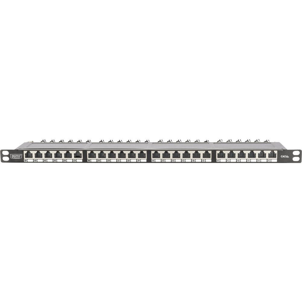 Digitus Digitus DN-91624S-SL-EA 24 Port Netzwerk-Patchpanel 483 mm (19) CAT 6 Netzwerk-Patch-Panel