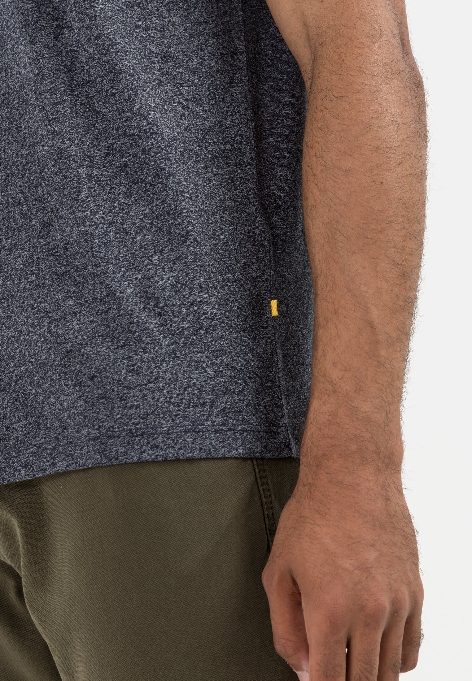 camel active T-Shirt Kurzarm T-Shirt aus biologischer Baumwolle Kurzarm