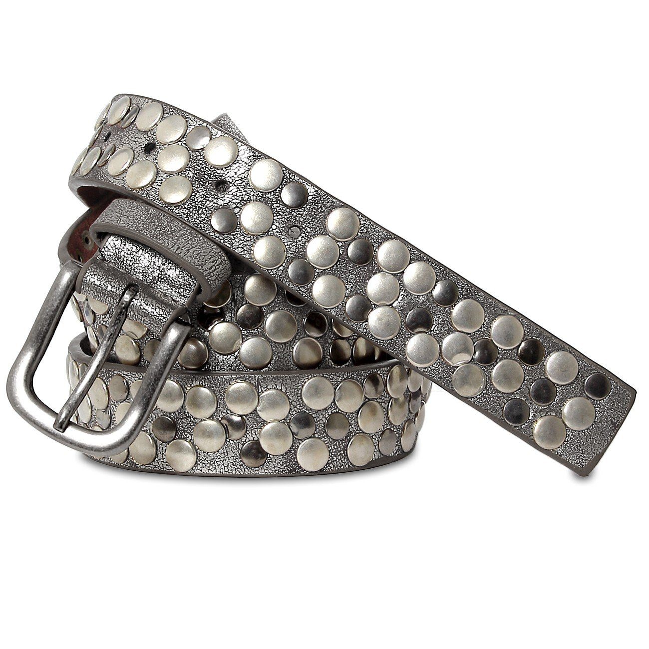Caspar Nietengürtel GU224 schmaler Damen Vintage günstig online kaufen
