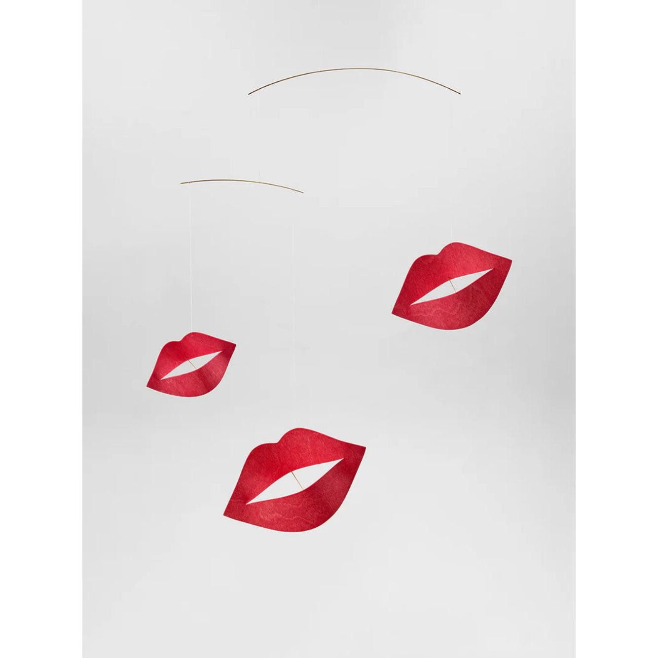 Flensted Mobiles Skulptur Mobile Kisses Rose