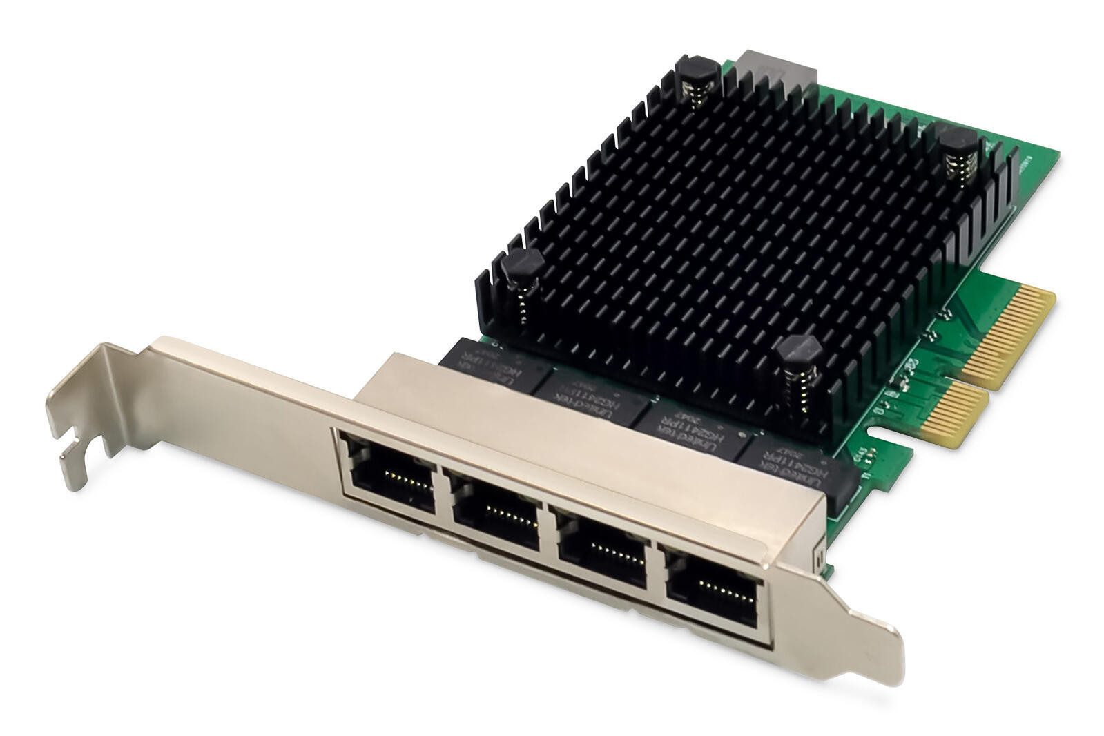Digitus WLAN-Modul 4-Port 2,5 Gigabit Ethernet Netzwerkkarte, RJ45, P