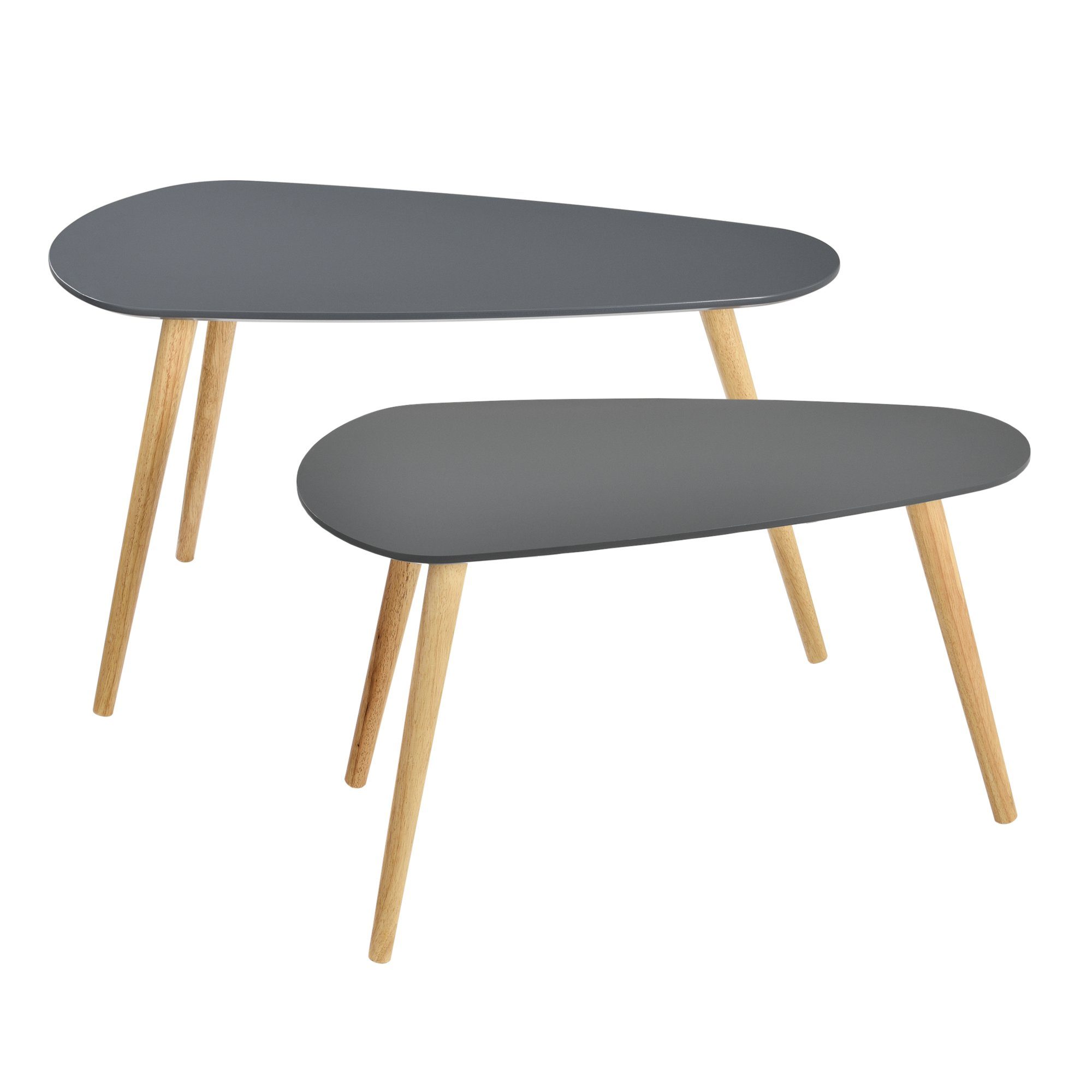 en.casa Couchtisch, »Langesund« 2er Set Beistelltisch günstig online kaufen