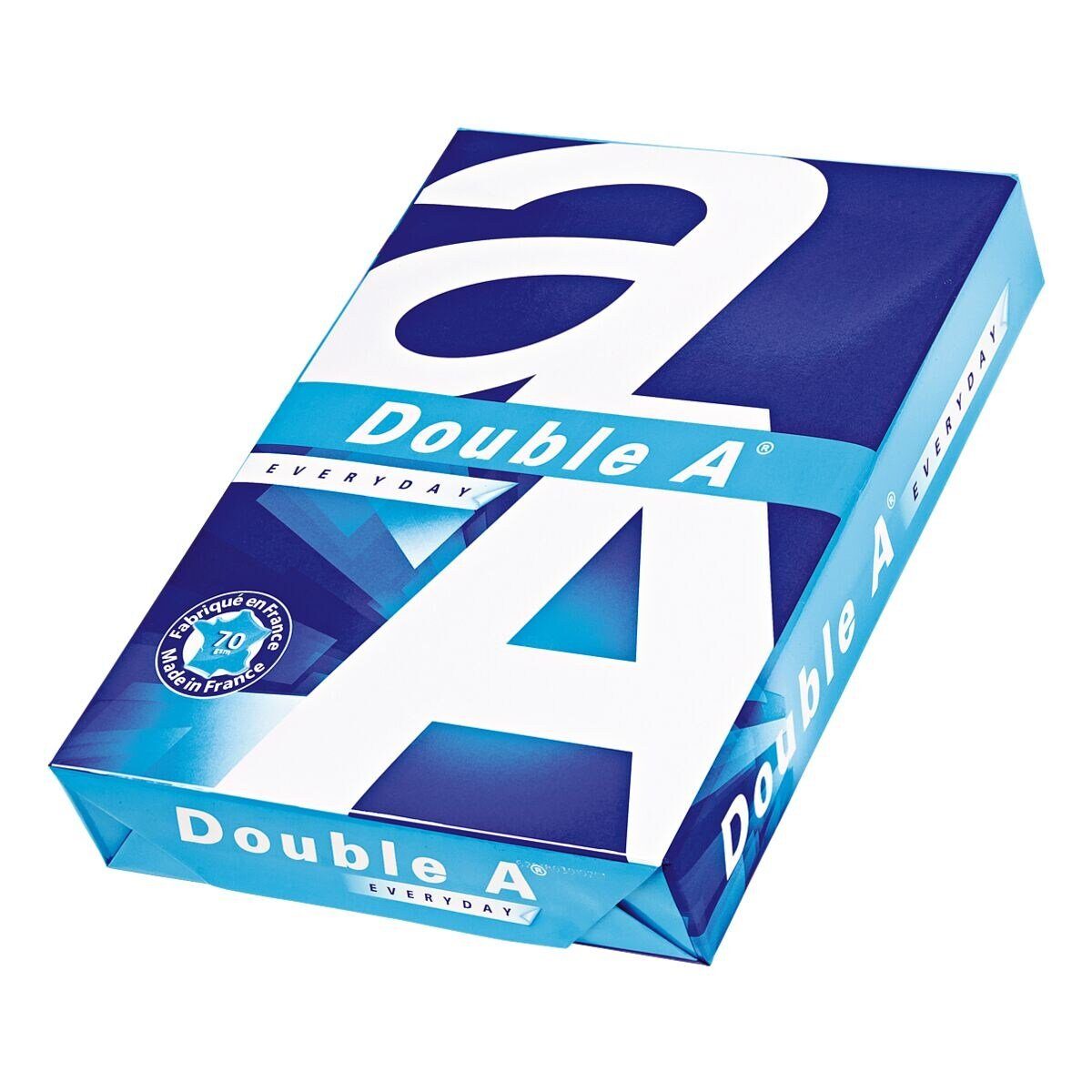 DOUBLE A Druckerpapier Everyday, Format DIN A4, 70 g/m², 162 CIE, 500 Blatt
