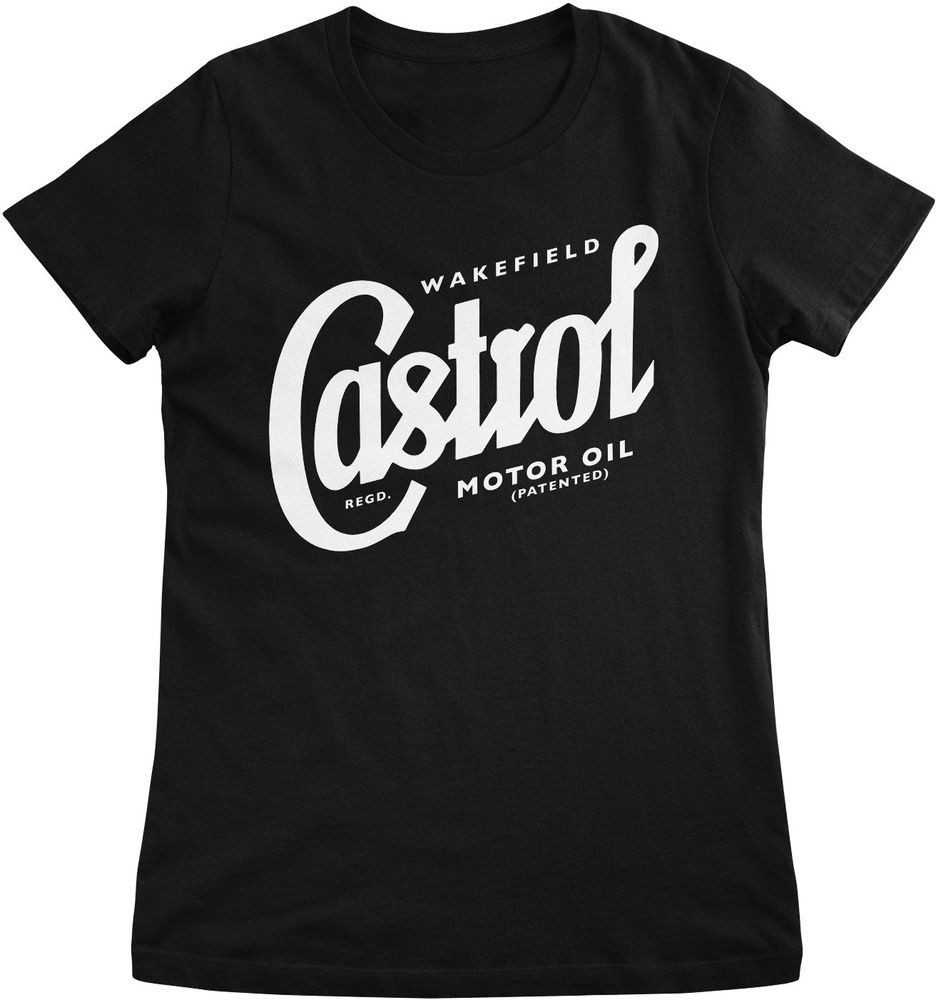 Castrol T-Shirt Castrol Script Logo Girly Tee