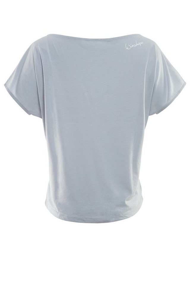 Winshape Oversize-Shirt MCT002 ultra leicht mit weißem Glitzer-Aufdruck