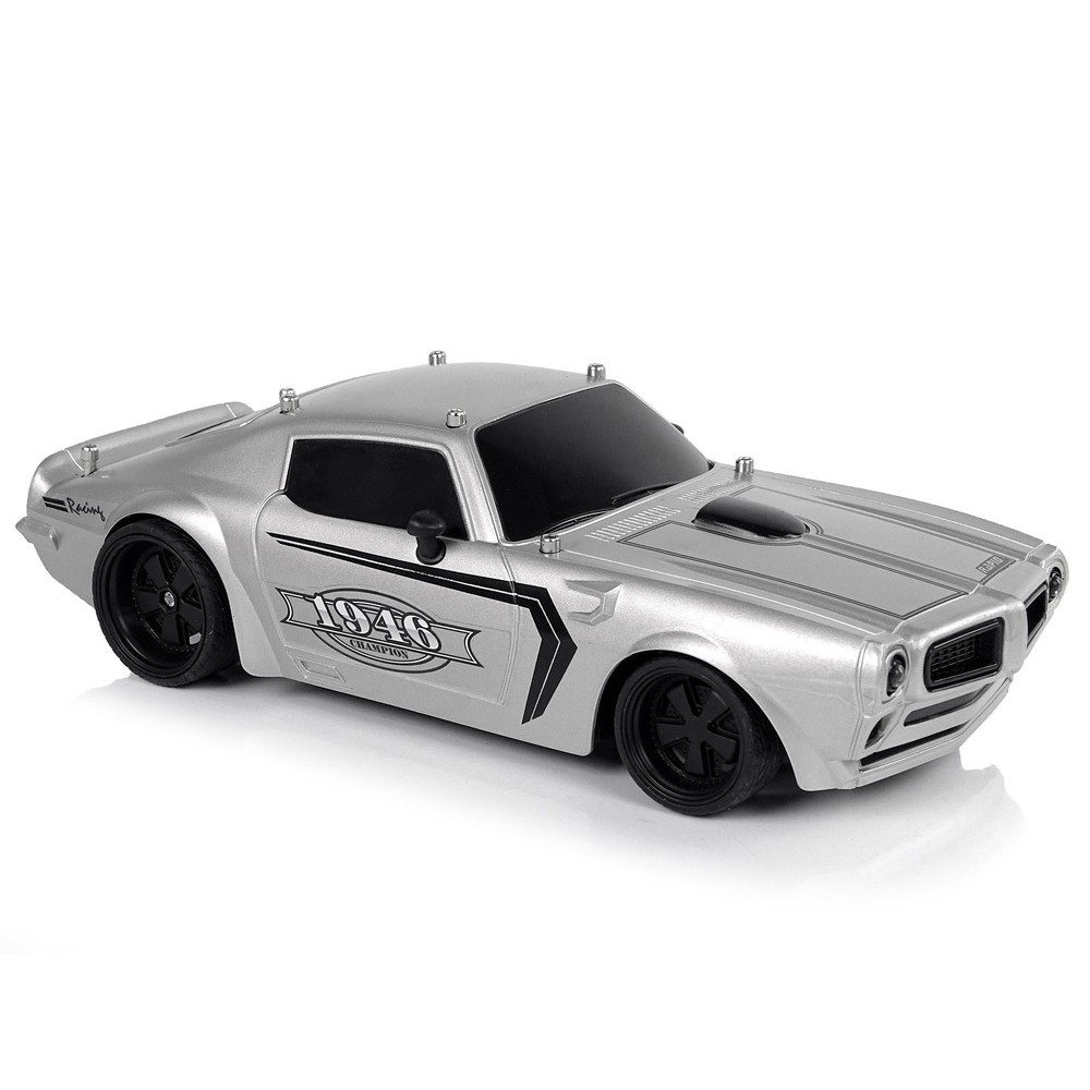LEAN TOYS RC-Auto Rennwagen Modellauto Funkfahrzeug (Spar-Set, 1-tlg., 23 x 9 x 6 cm lenkbar), Funkfernsteuerung, Gummireifen, Maßstab 1:18