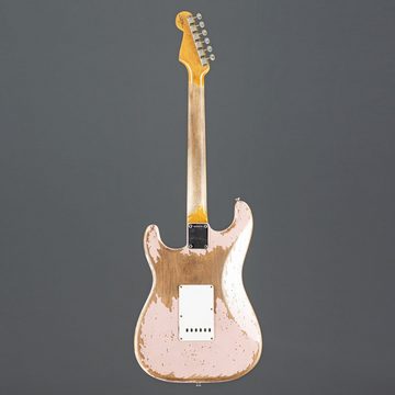 Fender E-Gitarre, '63 Stratocaster Super Heavy RW Shell Pink #133070 - Electric Guitar, '63 Stratocaster Super Heavy Relic RW Shell Pink #133070 - E-Gitarre