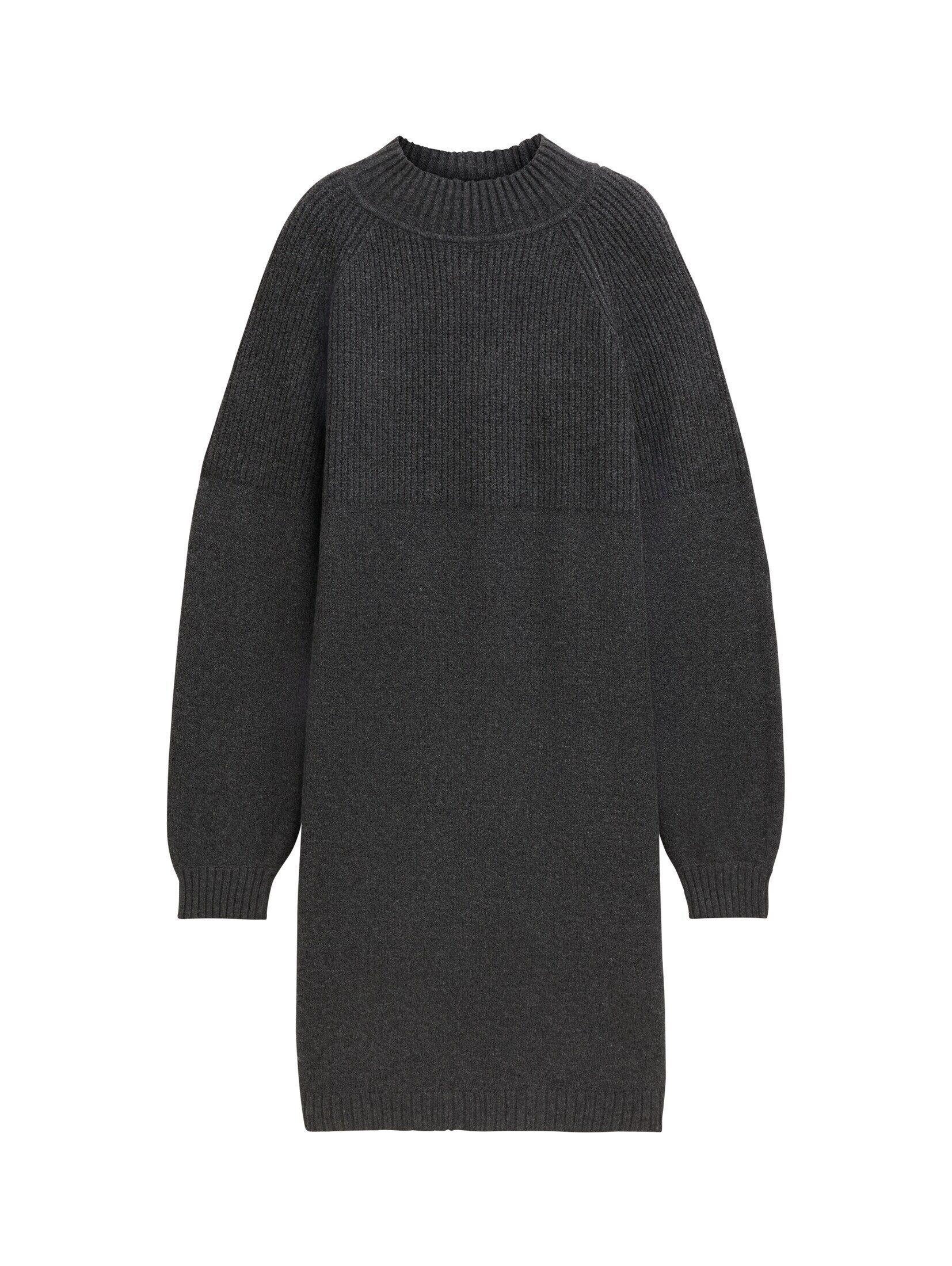 TOM TAILOR Denim Sommerkleid Kleider & Jumpsuits Strickkleid mit Stehkragen günstig online kaufen