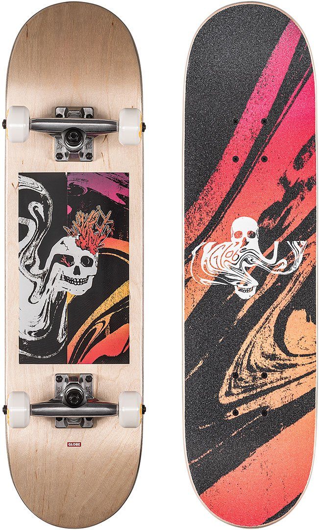 Globe Skateboard GLOBE MT WARNING MID Skateboard h2o
