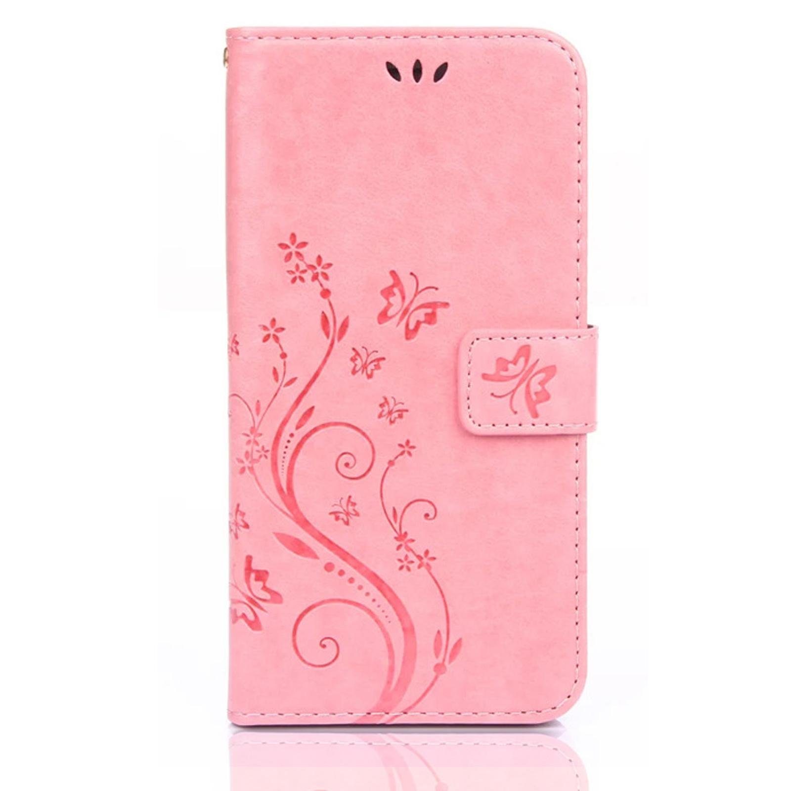 Numerva Handyhülle Bookstyle Flower für Xiaomi 12T / 12T Pro, Handy Tasche Schutzhülle Klapphülle Flip Cover mit Blumenmuster