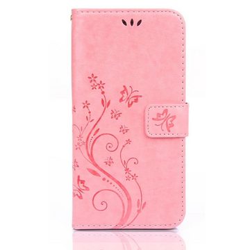 Numerva Handyhülle Bookstyle Flower für Xiaomi 12 Lite, Handy Tasche Schutzhülle Klapphülle Flip Cover mit Blumenmuster