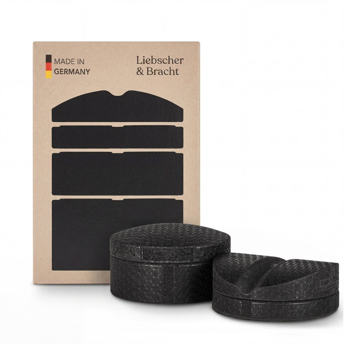 Liebscher & Bracht Rückentrainer Liebscher & Bracht Original Rückenretter, (2 Aufsätze, 3 Sockel), 5-tlg., Rückenstrecker, Brust- & Rückendehner, Rückentrainer Made in Germany), Rückenstrecker