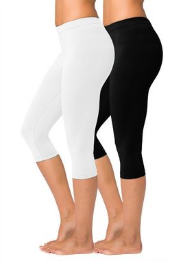 vivance active Caprileggings (2er-Pack) mit Gummibund, Loungewear