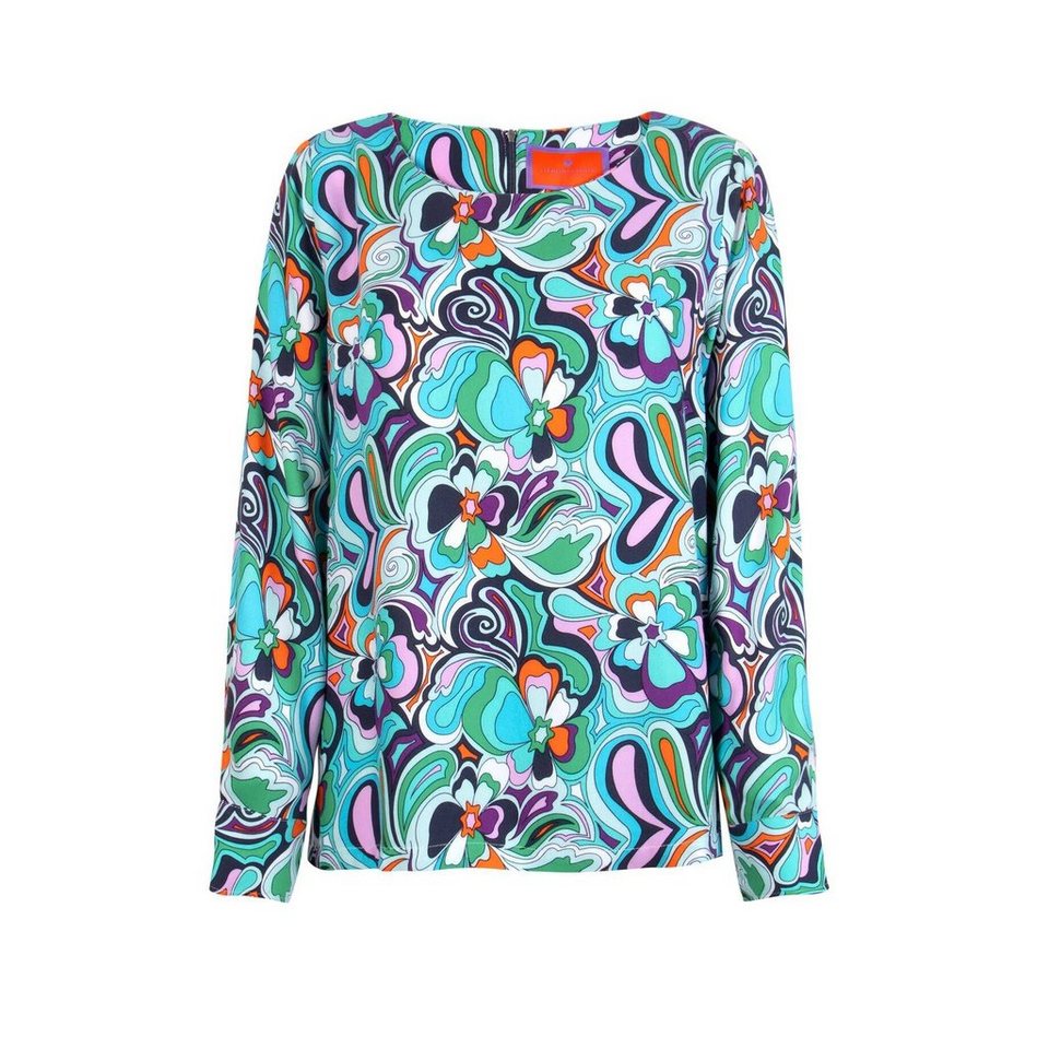Lieblingsstück Klassische Bluse Damen Bluse ORIAL (1-tlg), Mit süßem  Reißverschluss mit Bändchen am Rücken