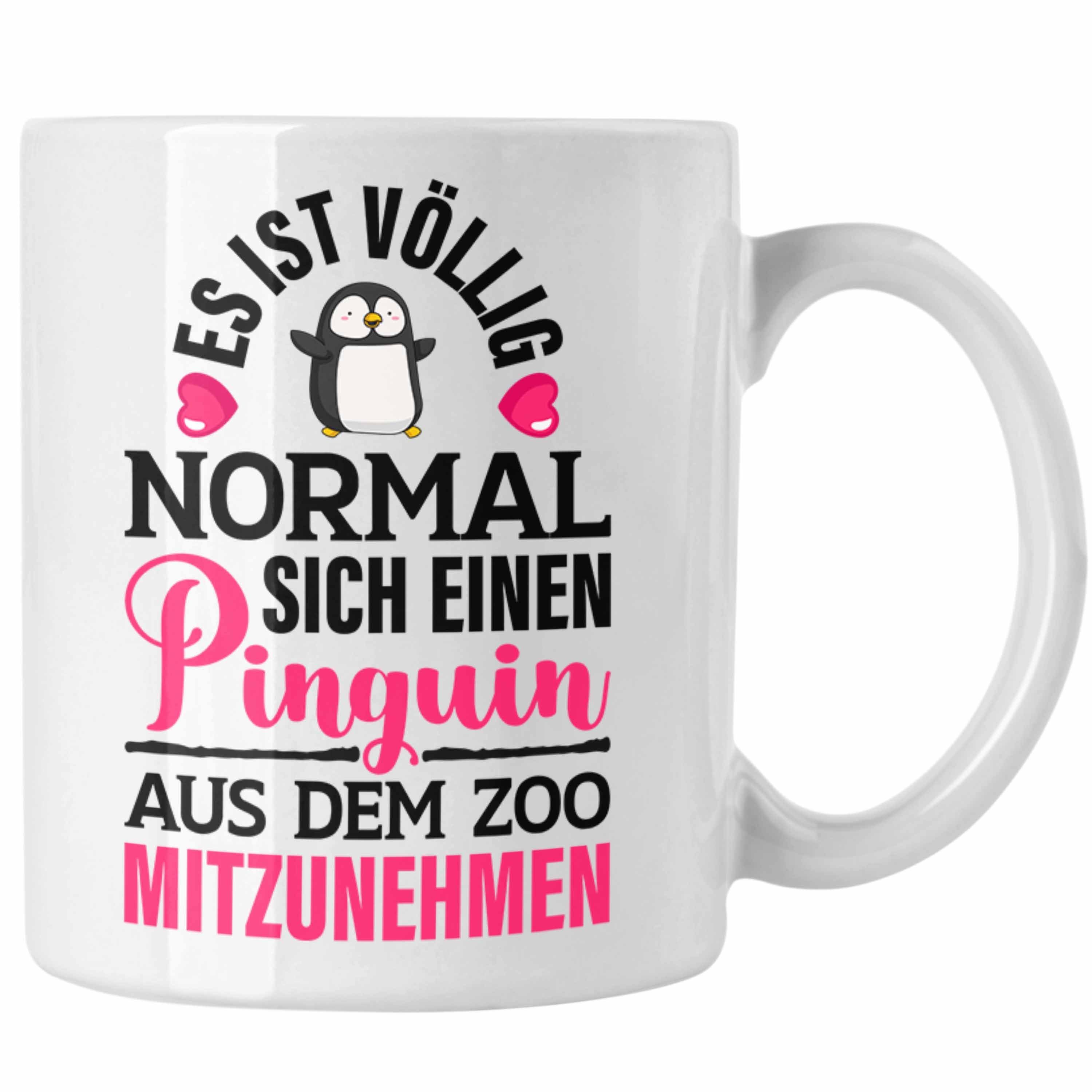 Geschenk Pinguin Spruch Tasse - Kollegin Trendation Liebe Tasse Kinder Weiss Trendation