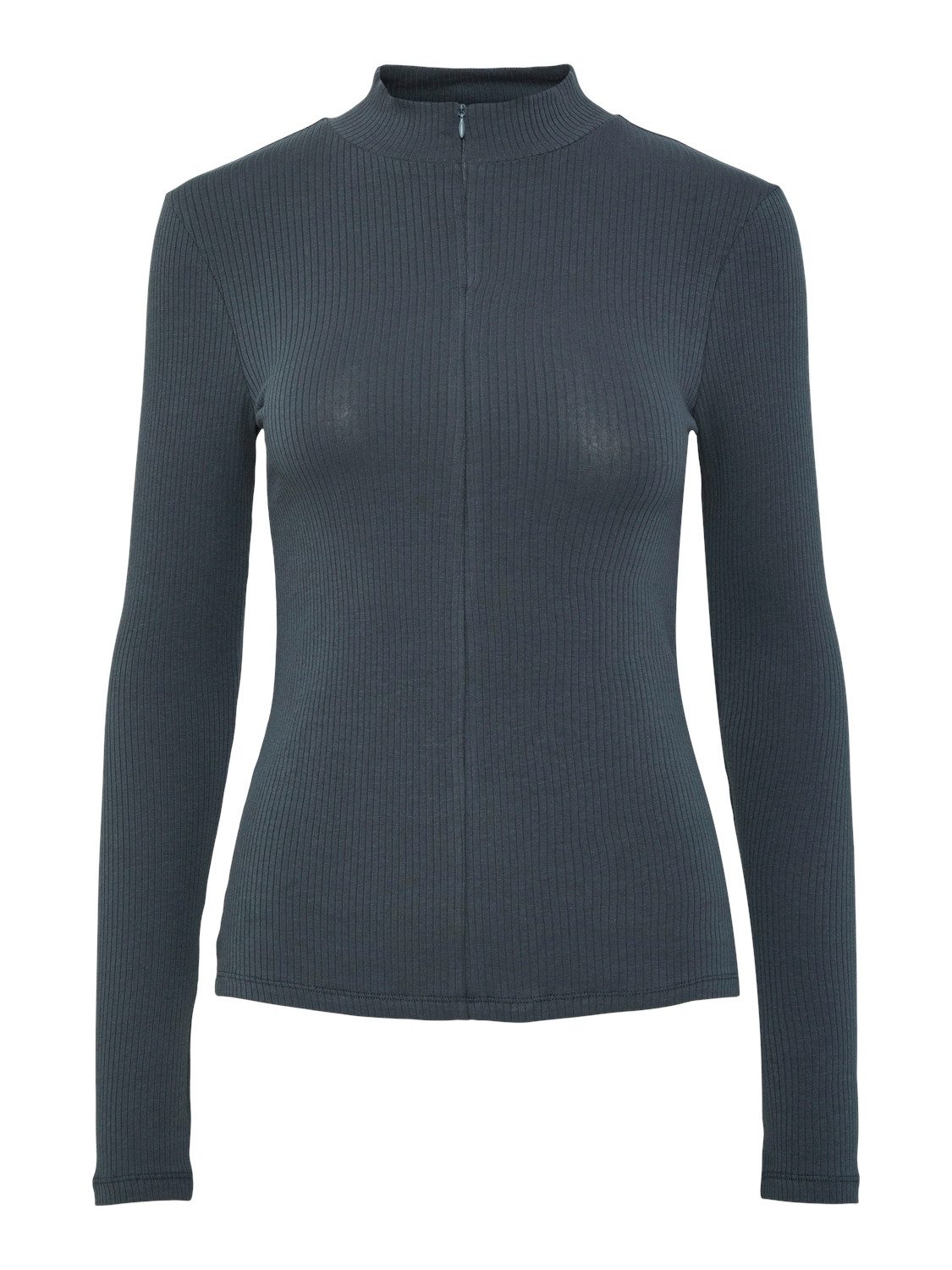 pieces Stehkragenshirt PCKITTE ZIP LS T-NECK günstig online kaufen