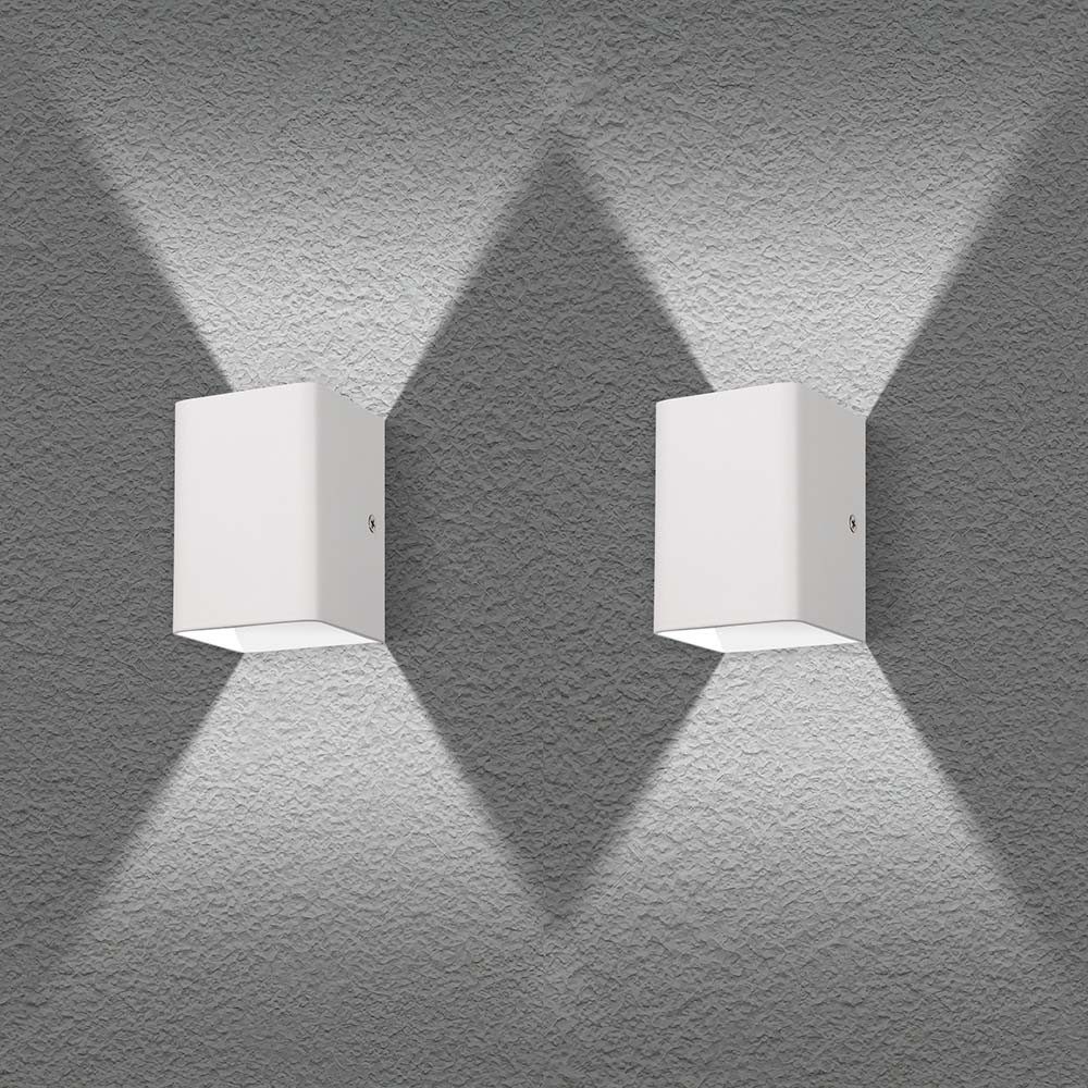Jibenhome LED Flutlichtstrahler Up-Down-Wandleuchte 10 X günstig online kaufen