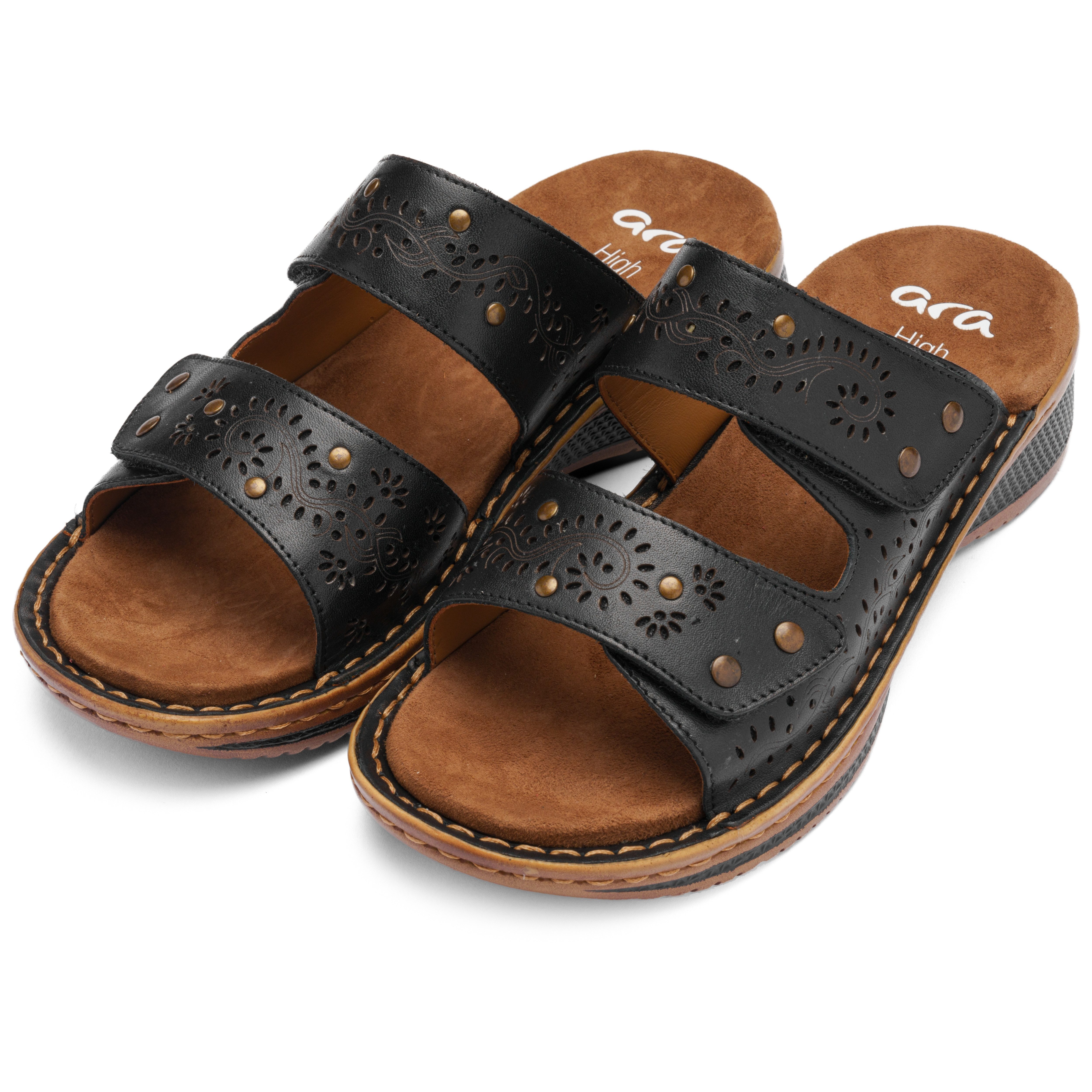 Ara HAWAII Pantolette Keilabsatz, Schlupfschuh, Sommerschuh, in G-Weite (weit)