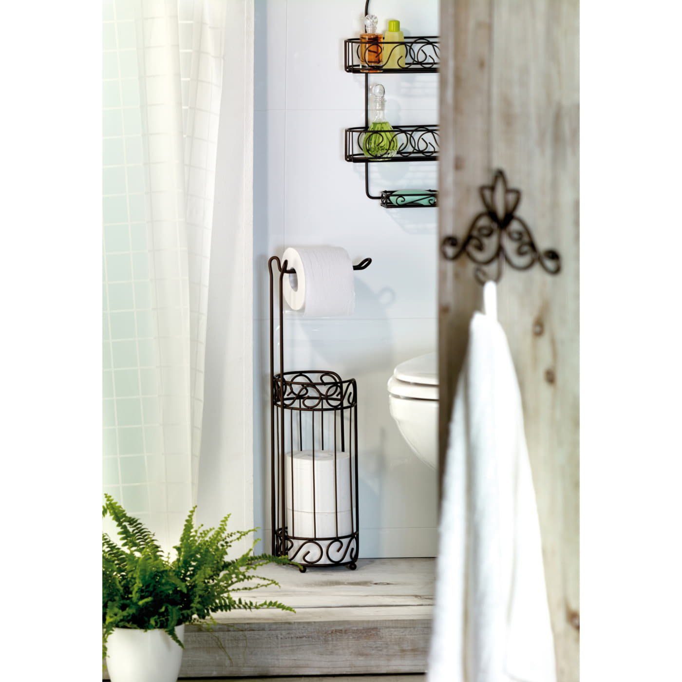 ReWu WC-Garnitur Testrut WC-Papierrollenständer Nostalgie günstig online kaufen