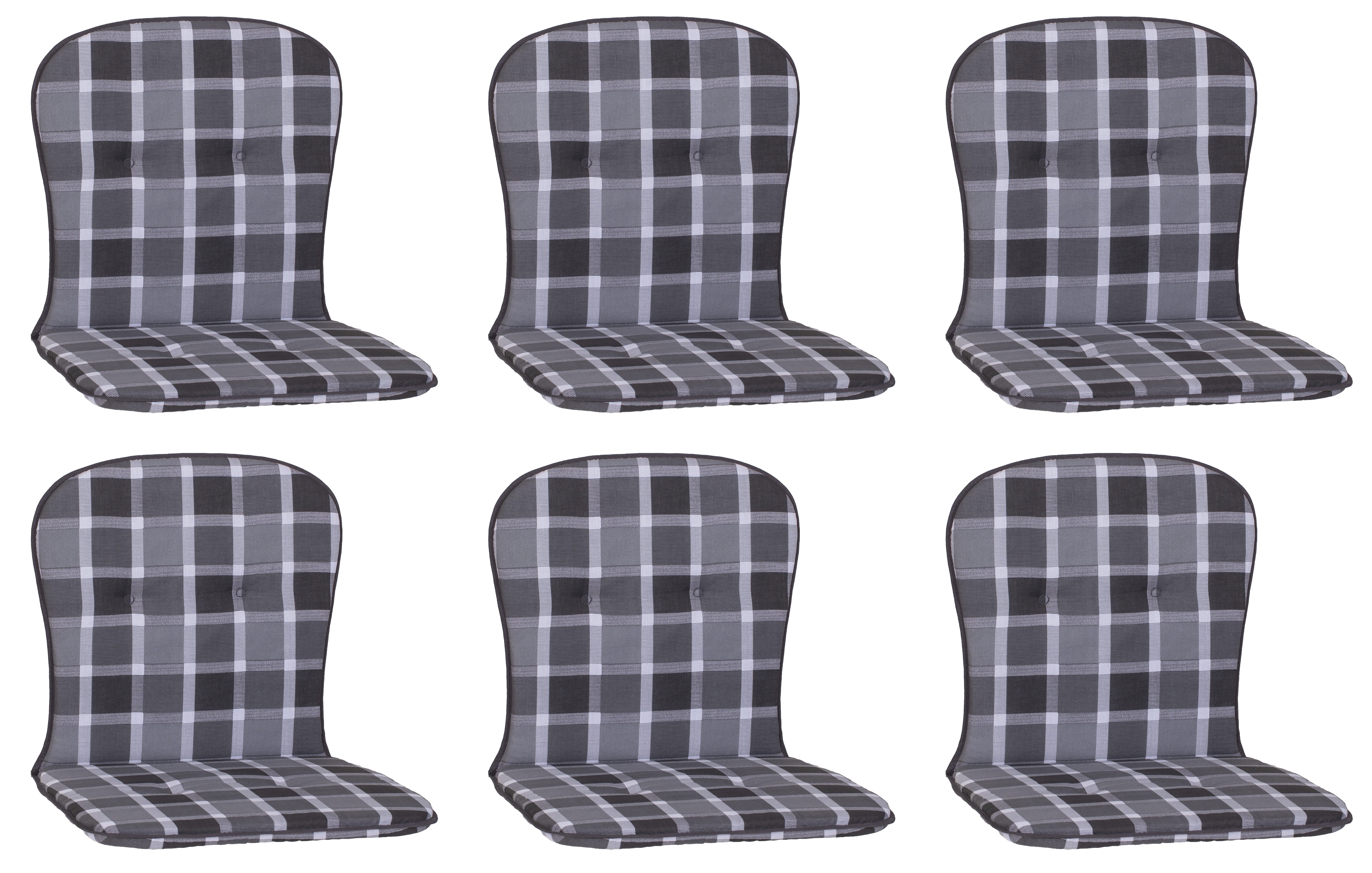 beo Polsterauflage Auflagen-Serie »KOS« Monoblockstuhl, (Set, 6 St., 6er Set)