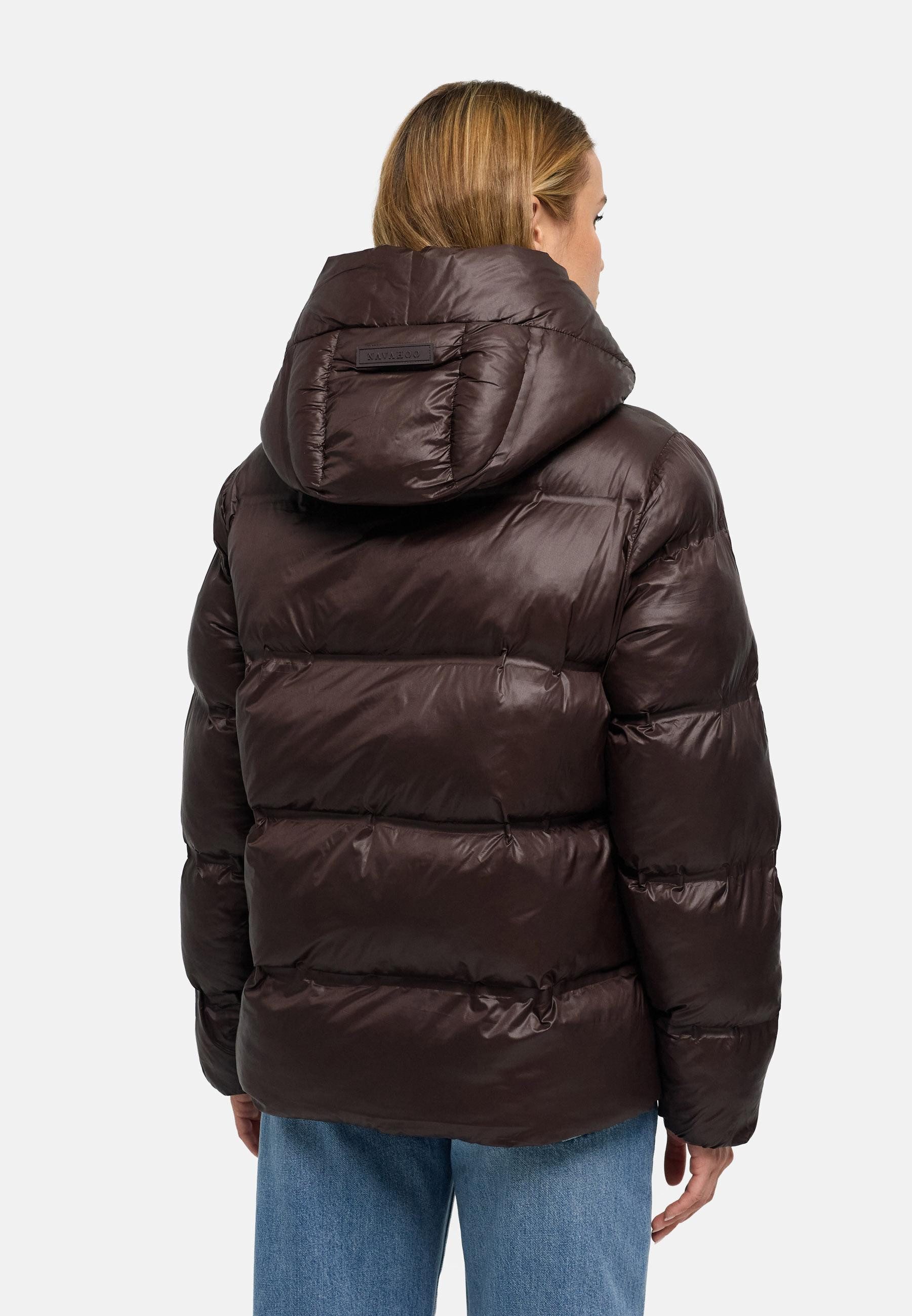 Navahoo Steppjacke Snow-Frame 14 Damen Winterjacke mit abnehmbarer Kapuze – Bild 2 von 5