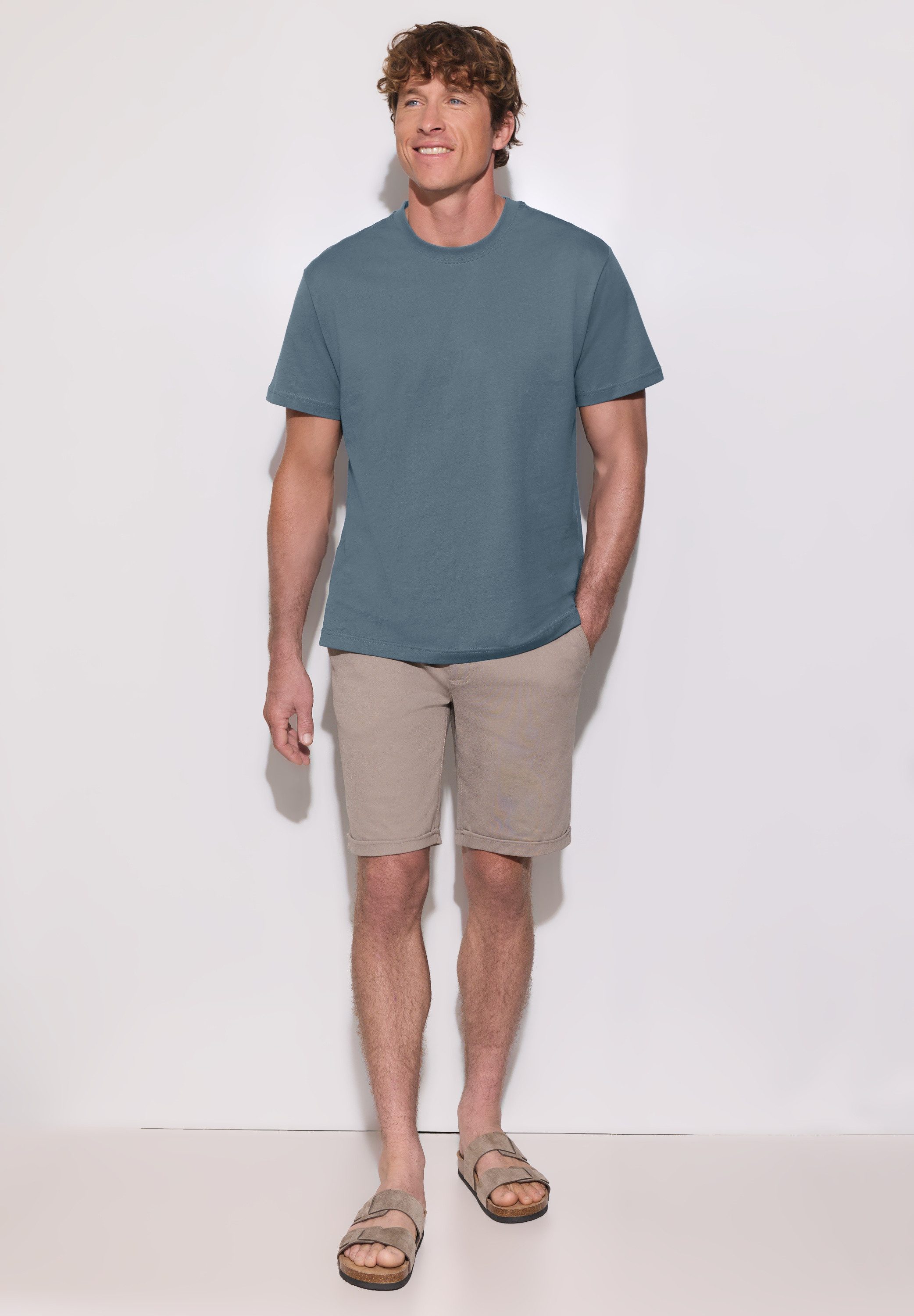 STREET ONE MEN T-Shirt aus reiner Baumwolle – Bild 3 von 5