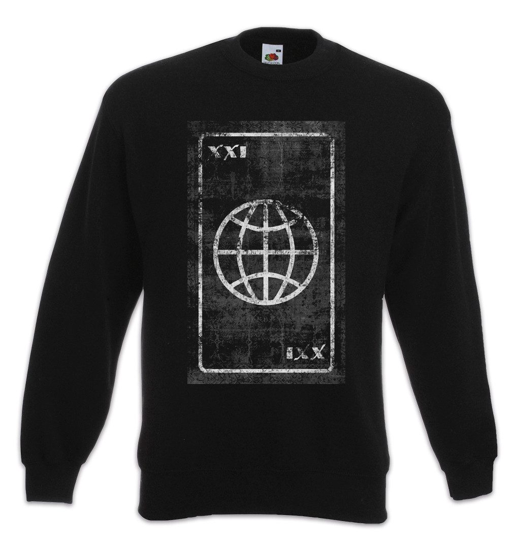 Sweatshirt Tarot The Way of the World Sweatshirt Karte Karten Card Voddoo Der