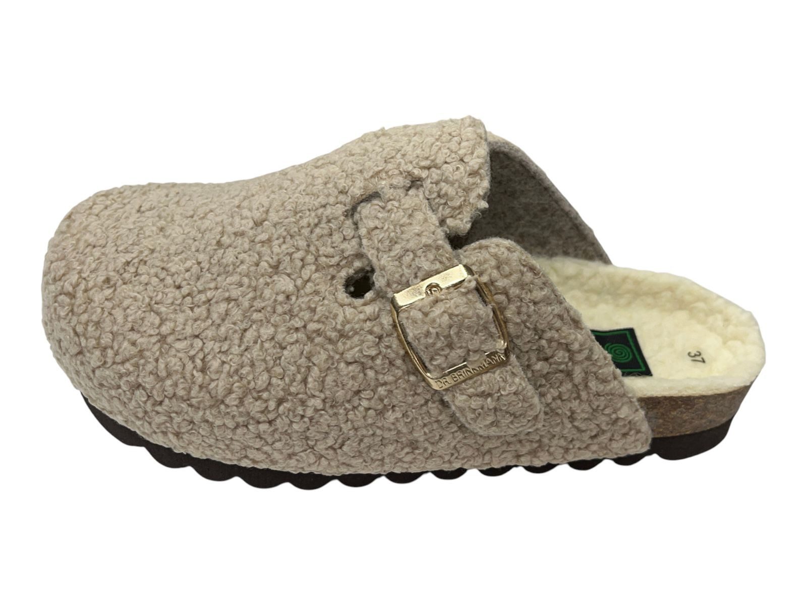 Dr. Brinkmann Dr. Brinkmann Damen Pantoffel 320711-08 beige Hausschuh