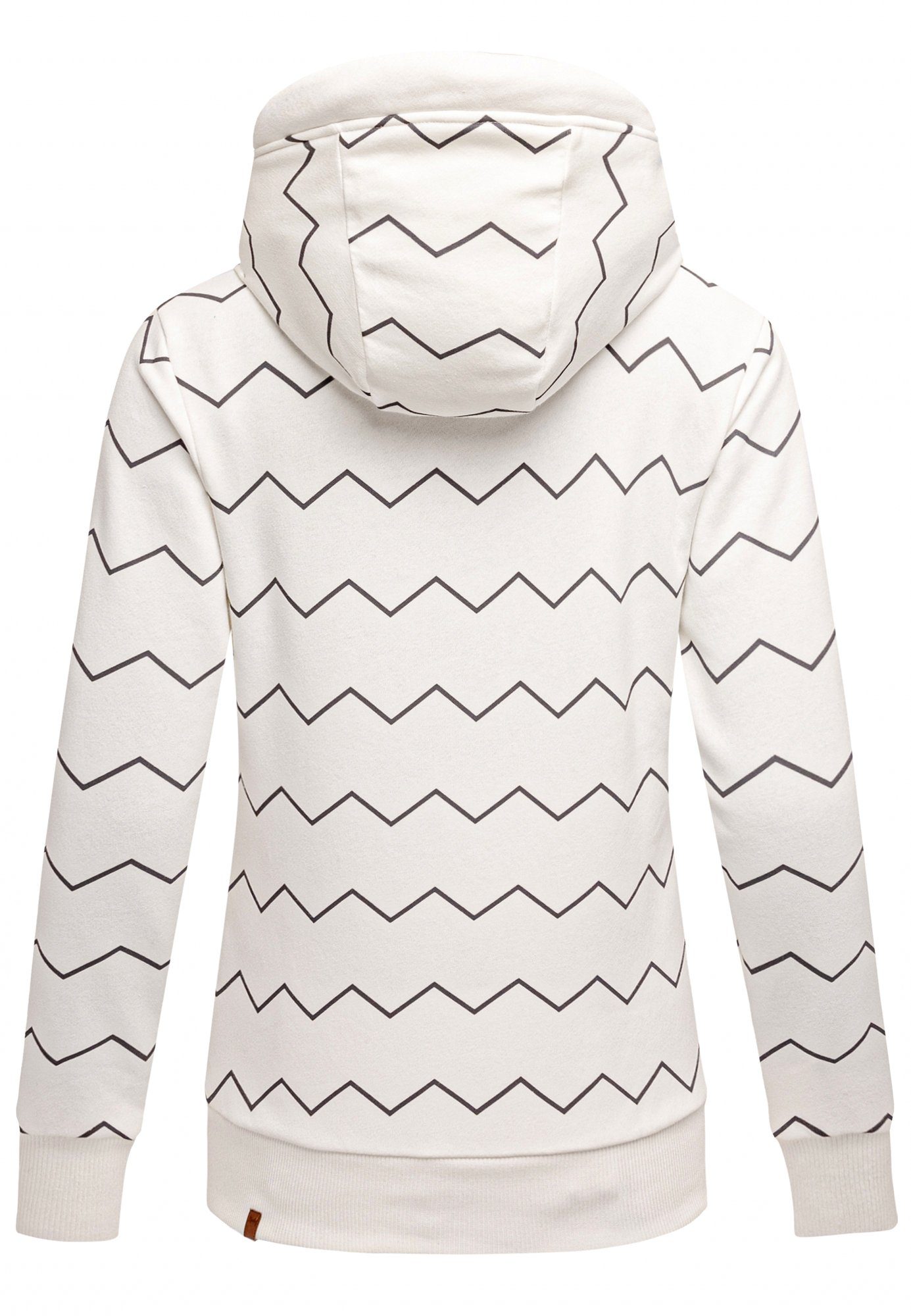 REPUBLIX Kapuzenpullover JULIET Damen Kapuzenpullover Print Sweatjacke Pull günstig online kaufen