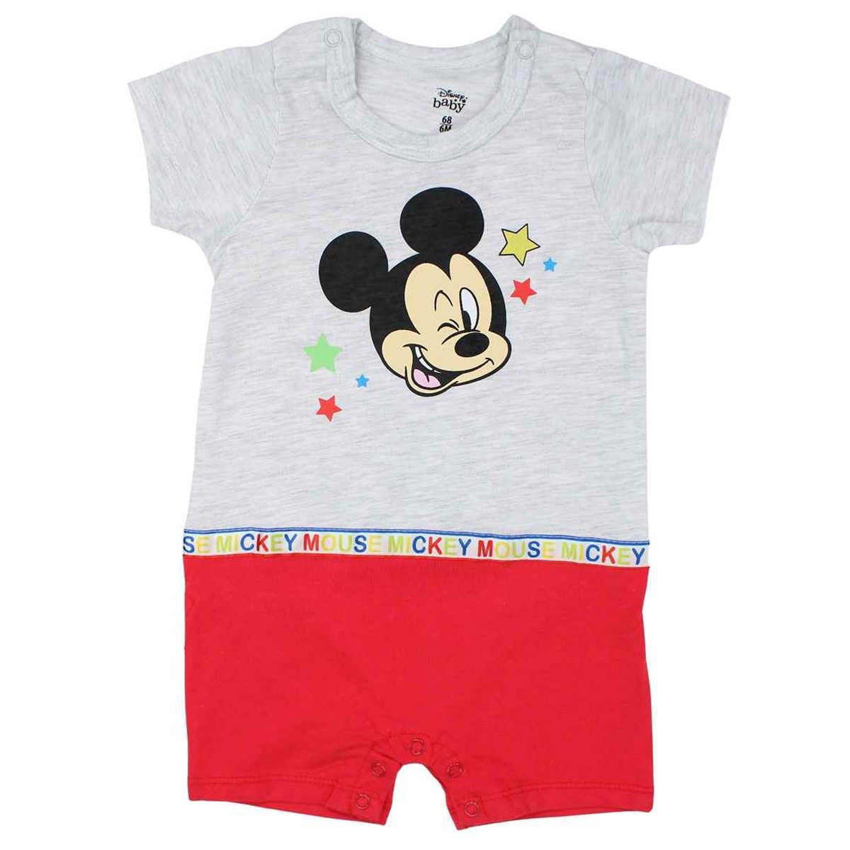 Strampler Disney Mickey Maus Baby Kleinkind kurzarm Body Strampler