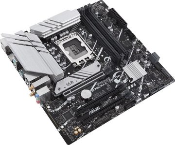 Asus PRIME B760M-A WIFI D4 Mainboard, Intel B760, mATX, DDR4 Speicher, PCIe 4.0, 2x M.2, WiFi 6, Aura Sync