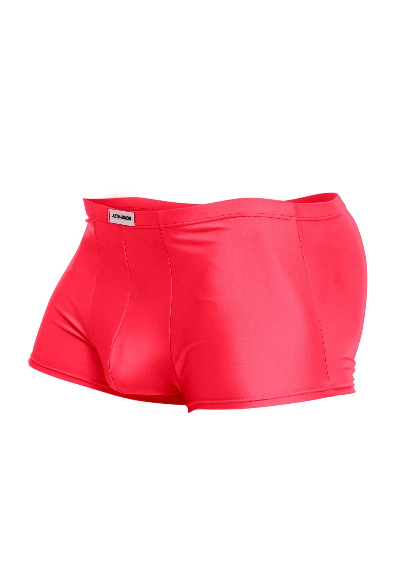 Justin + Simon Boxershorts Classic Boxershorts - neon rot (1-St) Badeshorts
