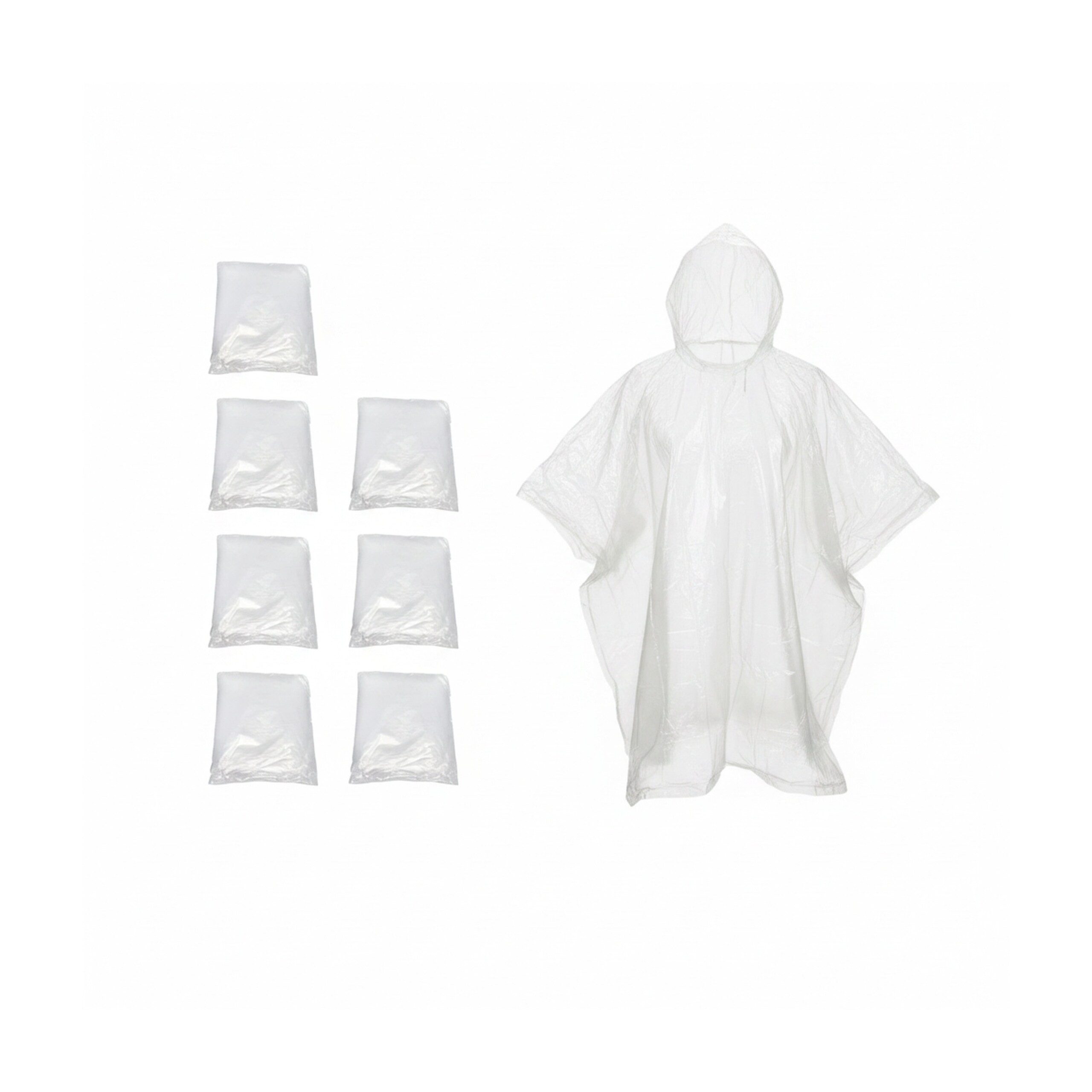 Regenponcho Einweg Regenponcho 10er Set