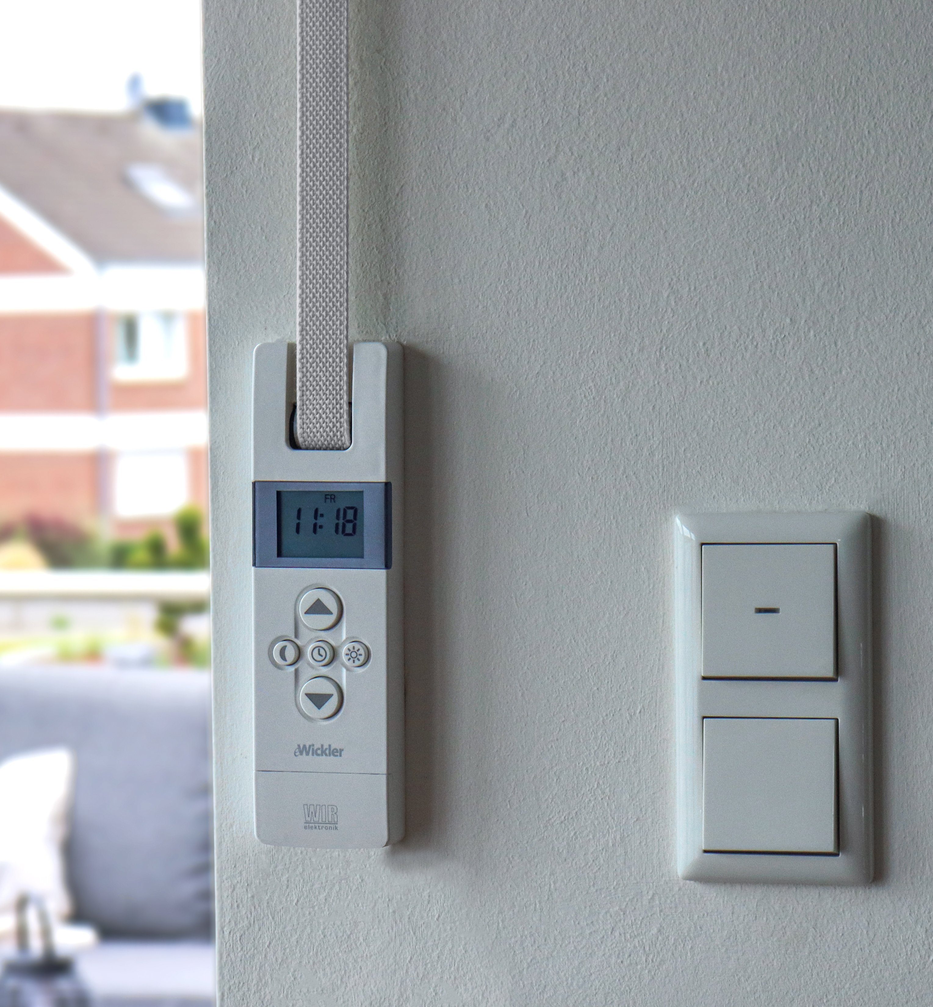 WIR elektronik Rollladengurt-Antrieb eWickler Akku Comfort eW420, für 12-15mm und 17-23mm Gurtbreite inkl. Ladekabel