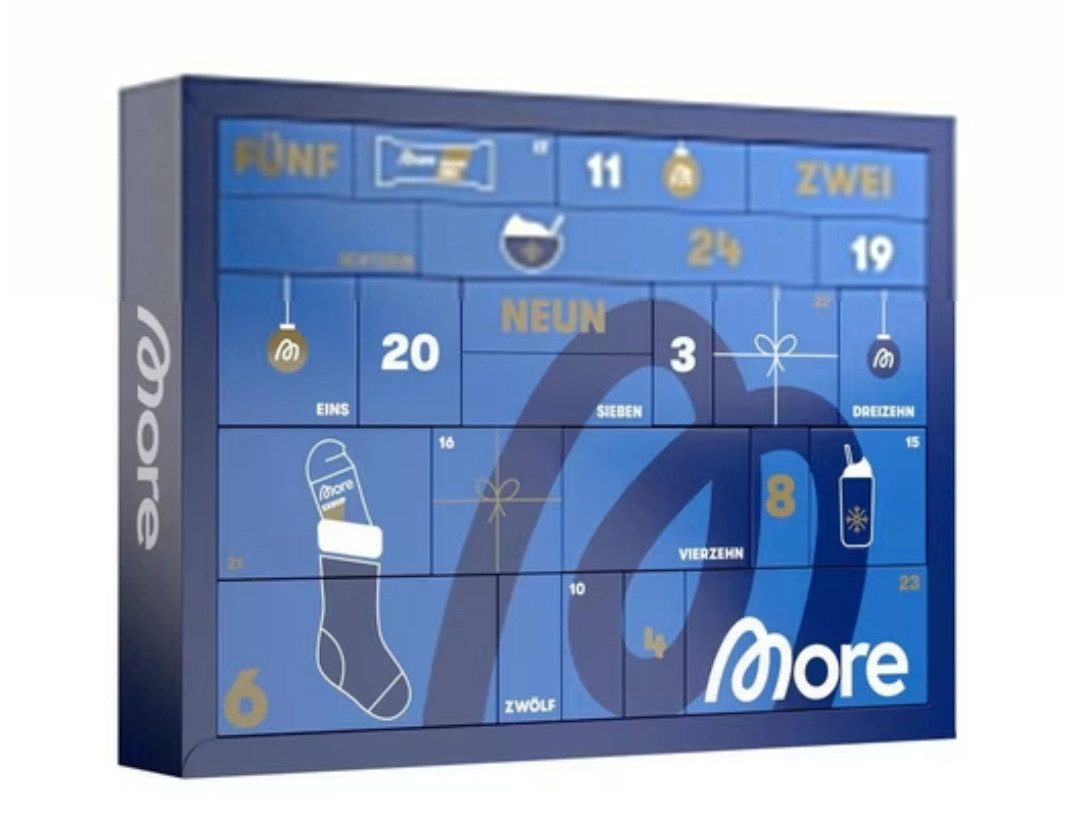 More Nutrition Lebensmittel-Adventskalender More Nutrition Adventskalender 2025 - Limited Edition (24-tlg)
