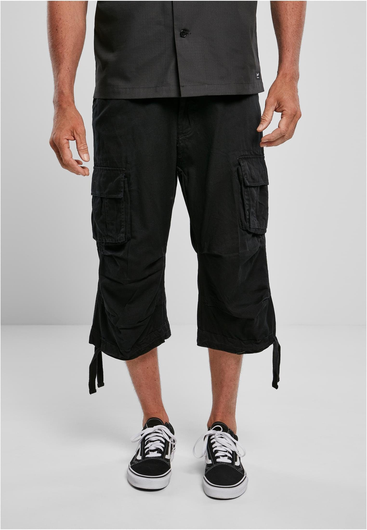 Brandit Stoffhose Herren Urban Legend Cargo 3/4 Shorts (1-tlg) black