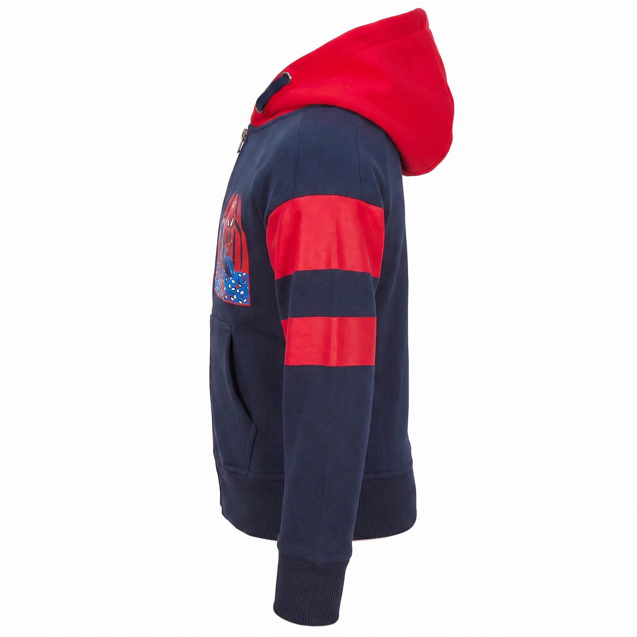 MARVEL Kapuzenpullover Marvel Spiderman Kinder Jungen Hoodie Jacke Kapuzenpullover Gr. 92 bis 128 – Bild 2 von 5