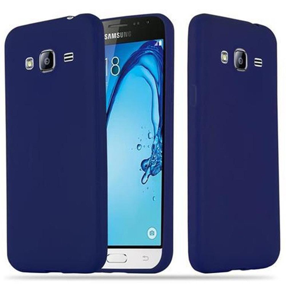 Cadorabo Handyhülle für Samsung Galaxy J3 2015 Hülle Samsung Galaxy J3 2015, Flexible TPU Silikon Handy Schutzhülle - Hülle - ultra slim
