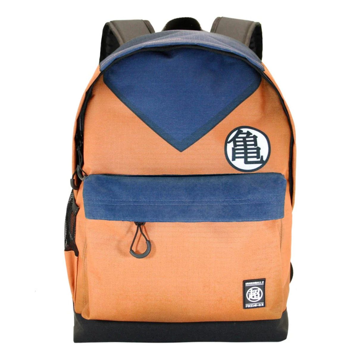 Dragon Ball Rucksack Anzug Rucksack Orange RPET Fronttasche Laptopfach Trolleygurt