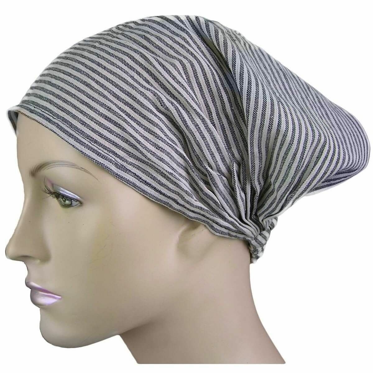Harrband Mütze Grau Yoga Haarband SIMANDRA