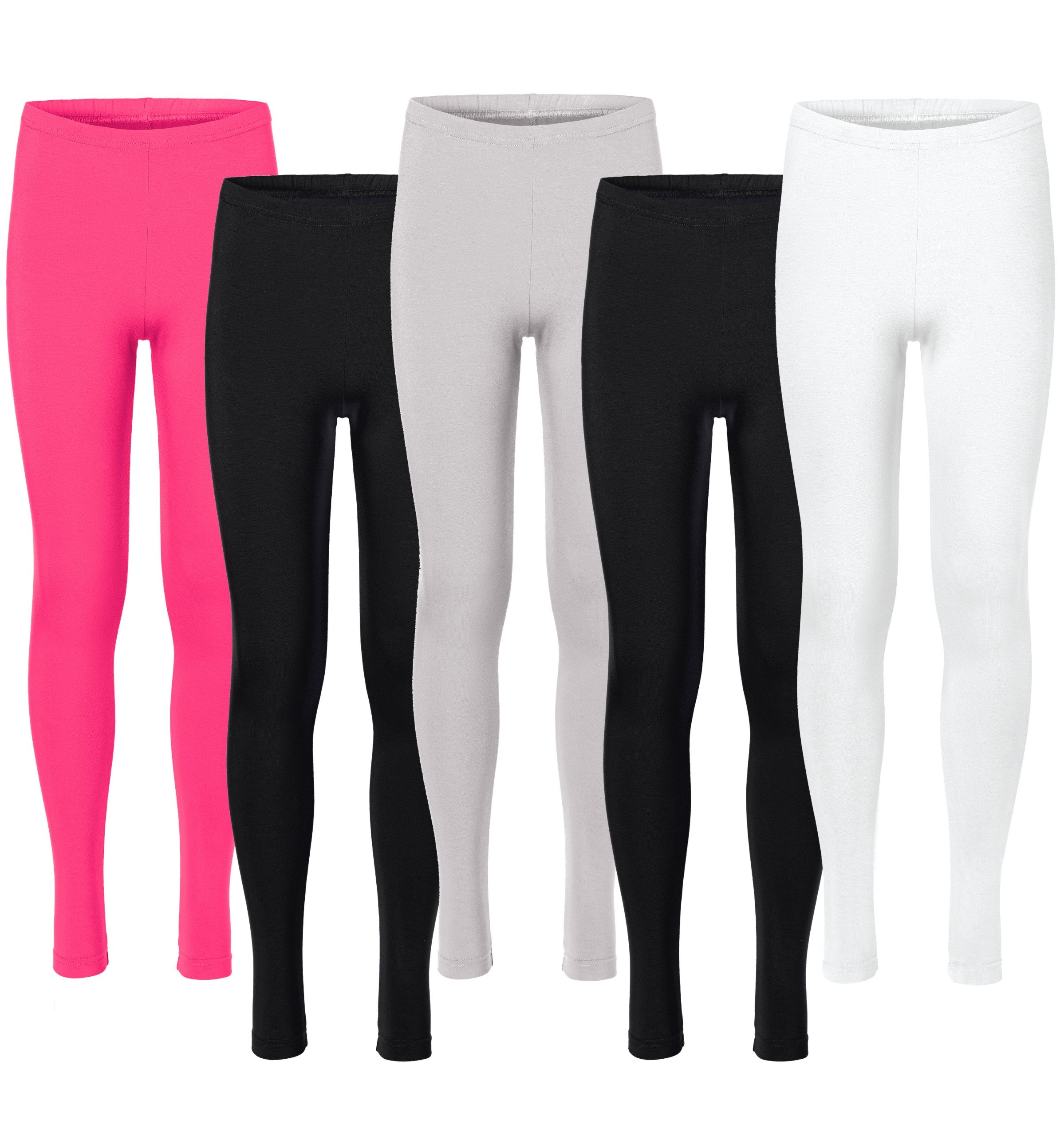 Merry Style Leggings 5er Pack Mädchen Lange Hose Freizeithose MS10-130 (5-tlg)