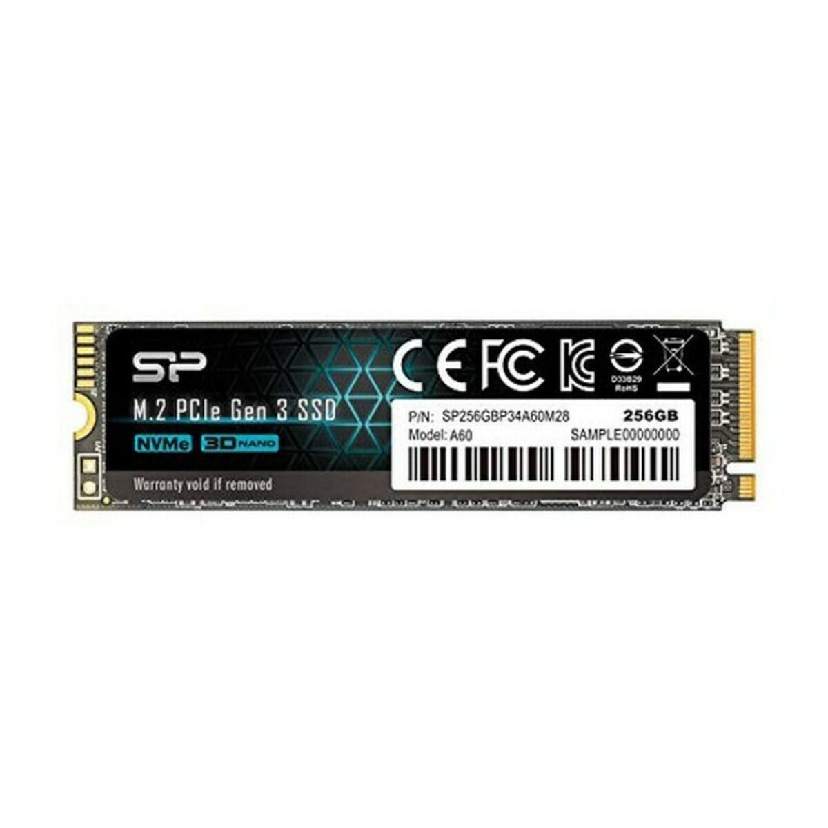 SILICON POWER interne HDD-Festplatte, Festplatte Silicon Power P34A60M28 SSD M.2