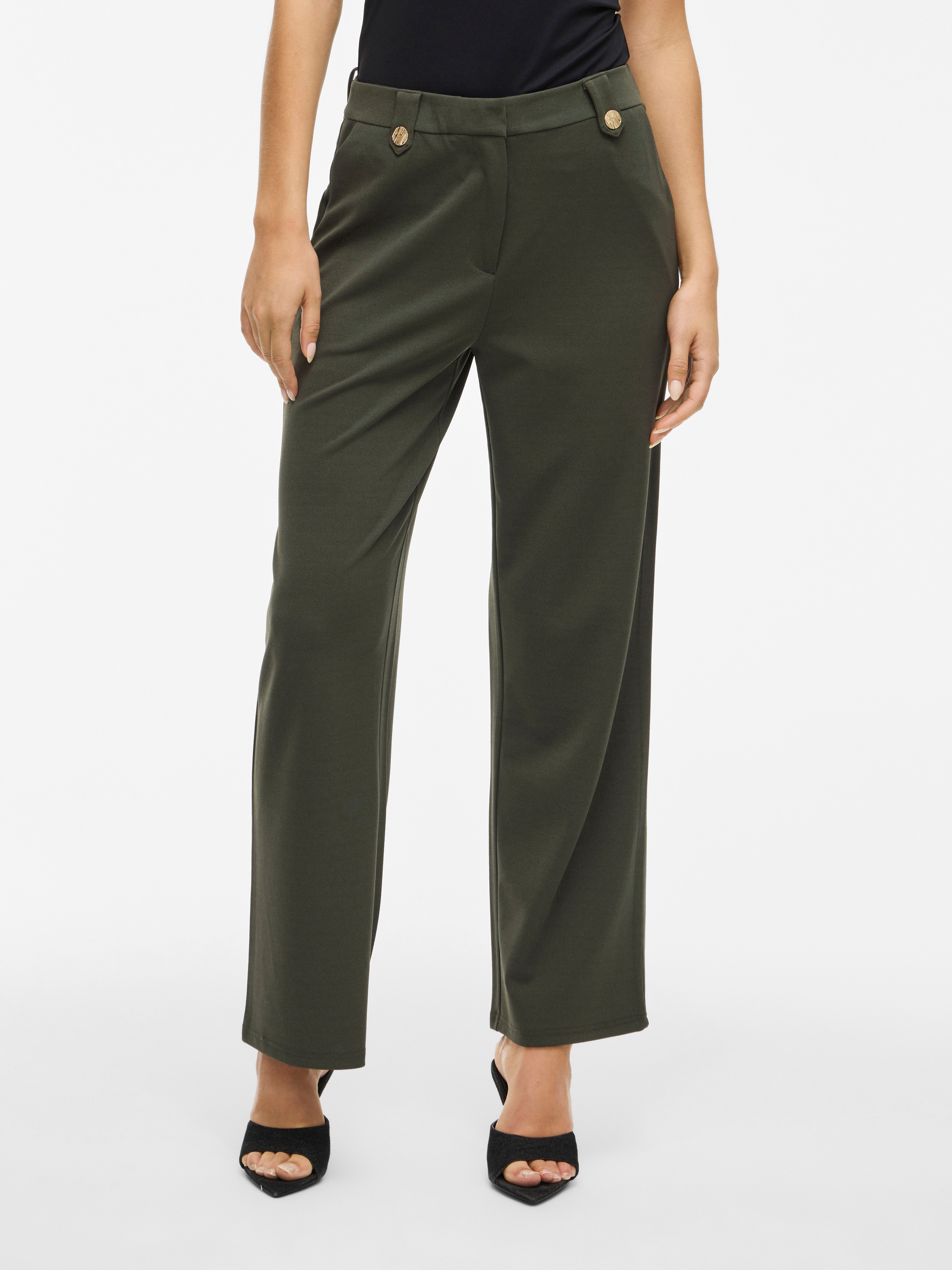 Vila Anzughose VICLUA HW WIDE BUTTON PANTS- NOOS günstig online kaufen