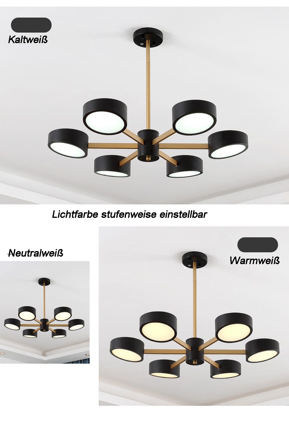 Euroton LED Pendelleuchte LED Pendelleuchte Deckenlampe günstig online kaufen