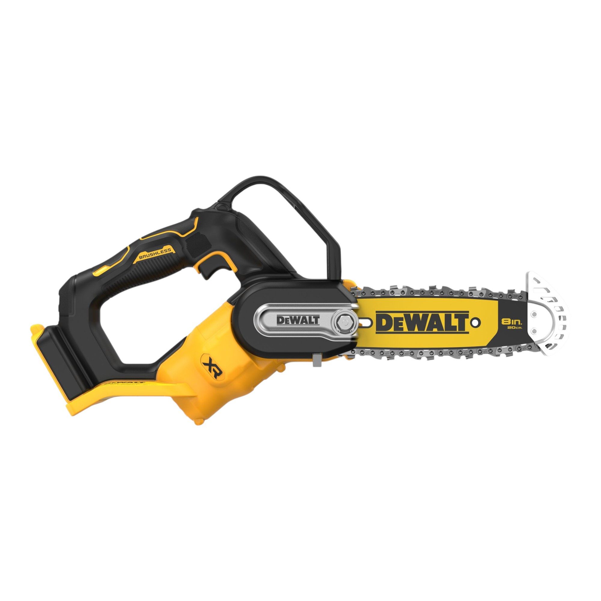 DeWalt Benzin-Kettensäge DCMPS 520 H2 18 V 20 cm + 2x Powerstack Akku 5,0 Ah + Ladegerät