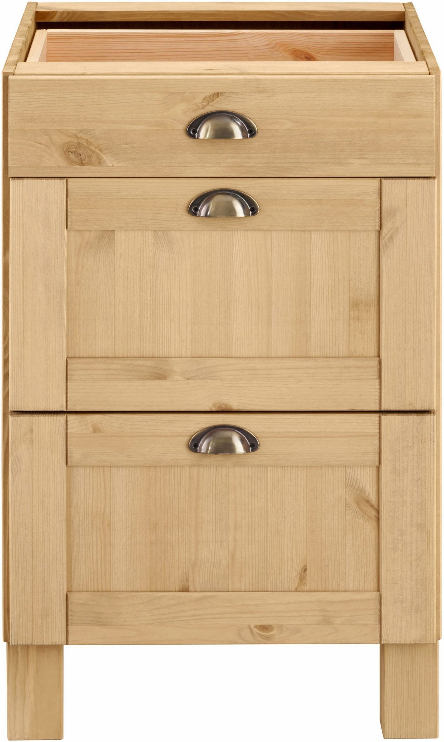 Home affaire Unterschrank Oslo 50 cm breit, ohne Arbeitsplatte, 3 Schubladen – Bild 3 von 5