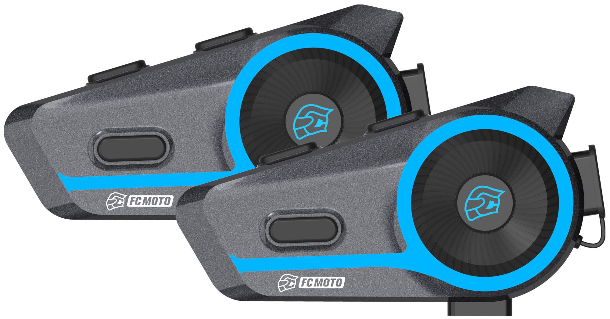 FC-Moto Motorradhelm ASMAX D9 Edition Bluetooth Kommunikationssystem Doppelset, Bluetooth-intercom