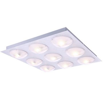 etc-shop LED Deckenleuchte, LED-Leuchtmittel fest verbaut, Warmweiß, 45 Watt LED Decken Leuchte quadratisch Beleuchtung Energie Spar Lampe