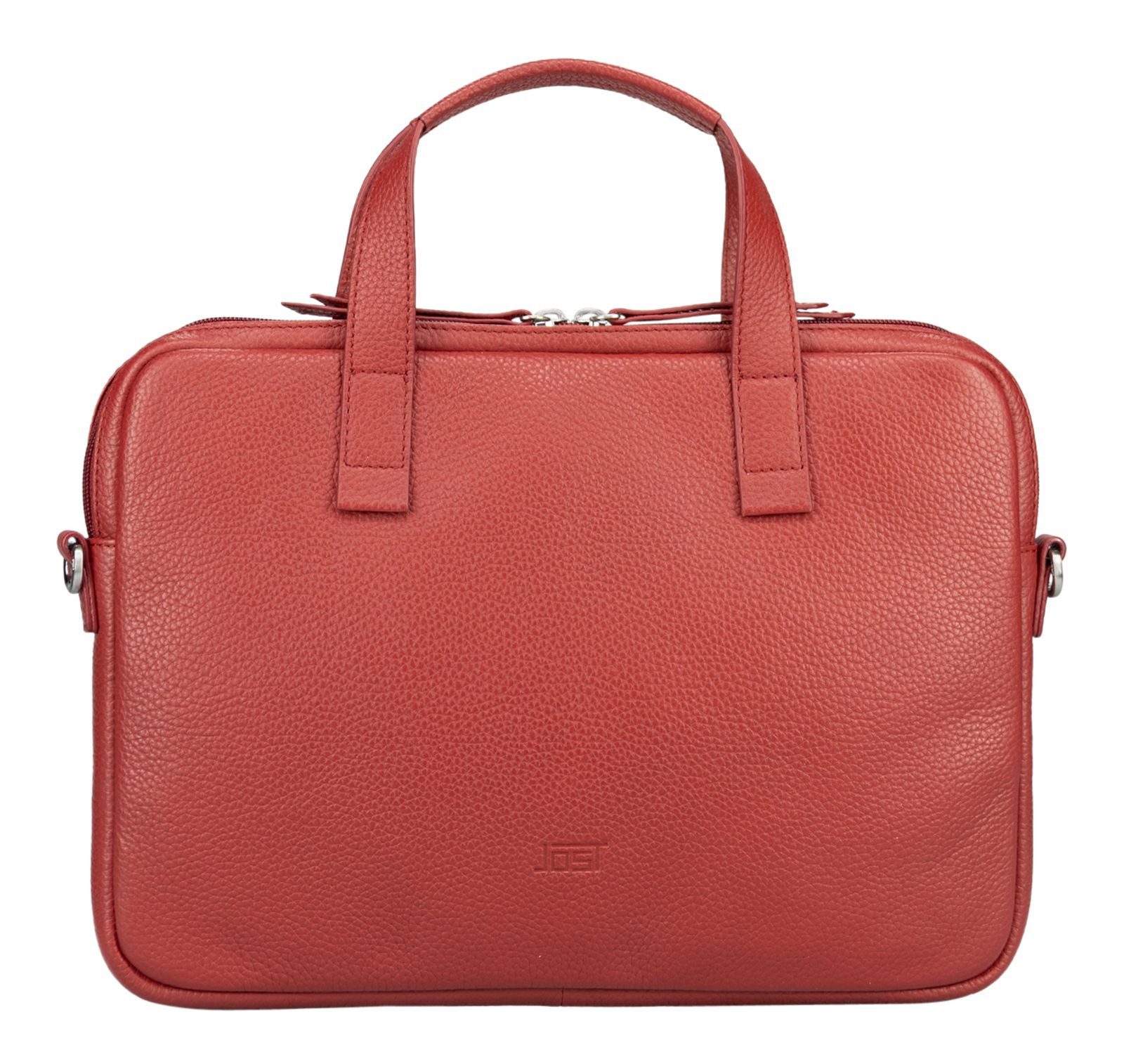 Jost Laptoptasche Laptop Case 14", aus echtem Rindsleder